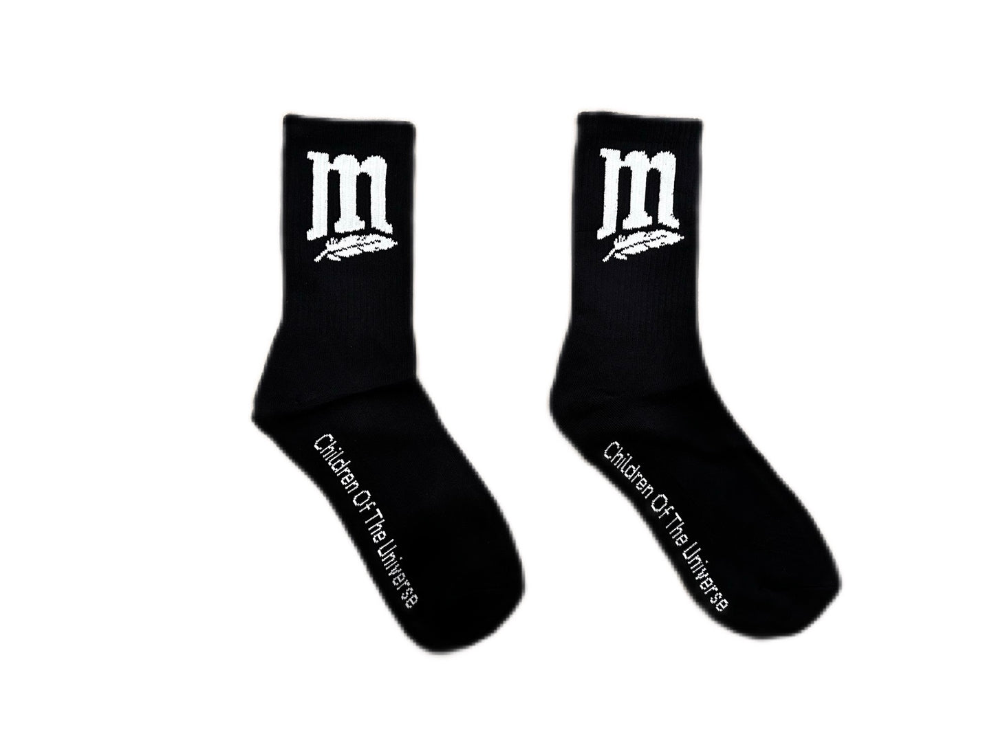 Children of The Universe Signature  Black Socks