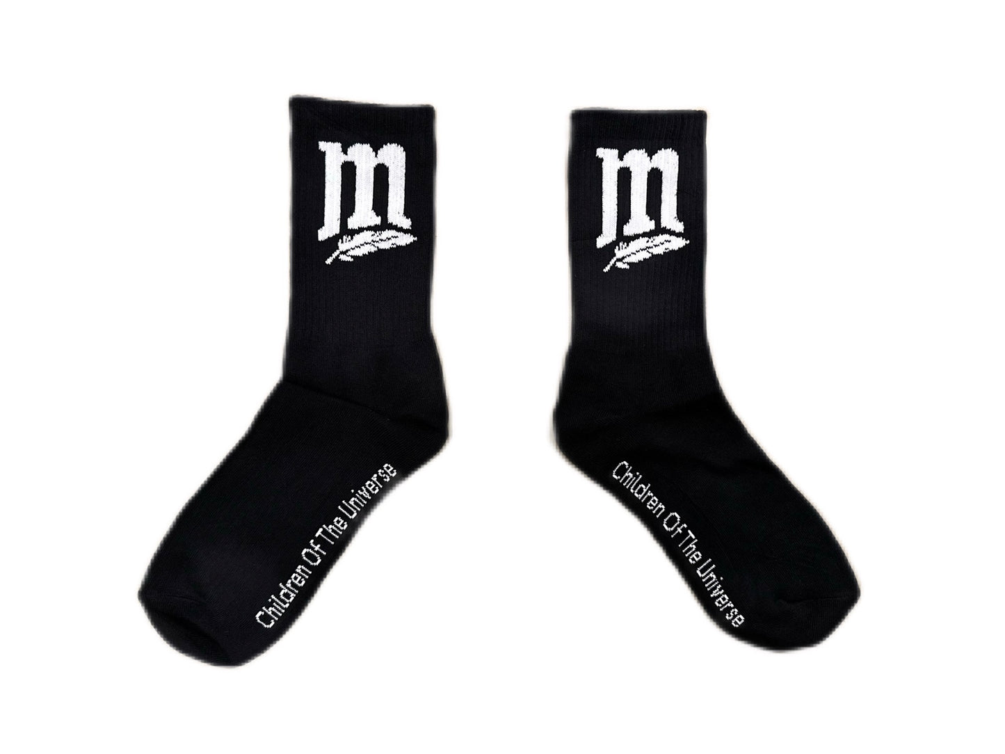 Children of The Universe Signature  Black Socks