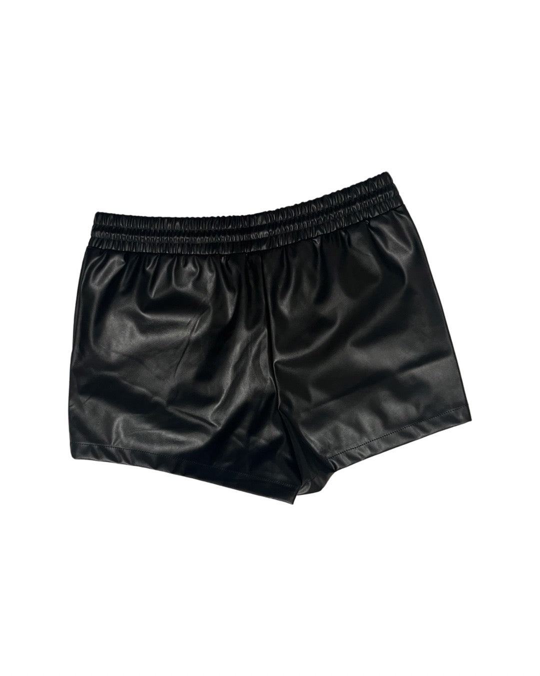Children of The Universe “ Heart Break “ vegan leather shorts