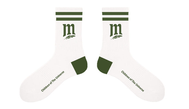 Children of The Universe "Hall Of Fame" Green Socks