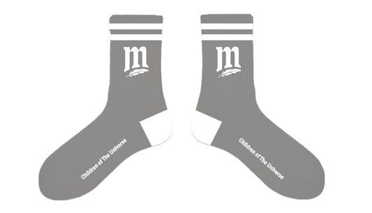 Children of The Universe 'Hall Of Fame' Cool Grey Socks