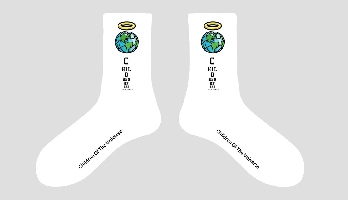 Children of The Universe "THE WORLD IS YOURS" Socks