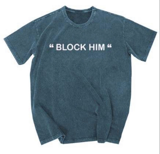 Children of The Universe Vintage “ Block Him” T-shirt